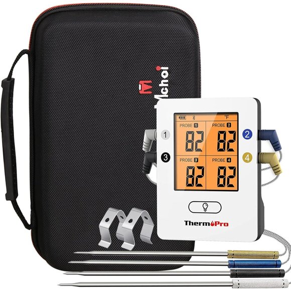 Hard Carrying Case Replacement for ThermoPro 500ft / 650FT Wireless Bluetooth Me - Picture 7 of 9